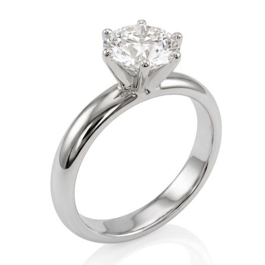 Solitaire Ring Brilliant Cut (7mm)