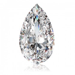 Pear cut/ teardrop diamond simulant loose stone