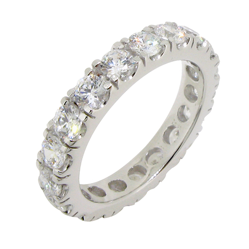 beautiful multi-stoned diamond eternity ring
