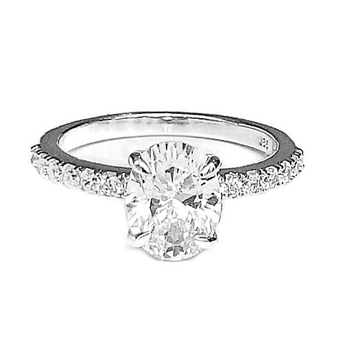 Oval-shape-engagement-ring-diamonds-sterling-silver