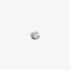 Float Pendant on illusion wire with Princess cut diamond simulant in Octagon Shape Bezel Setting