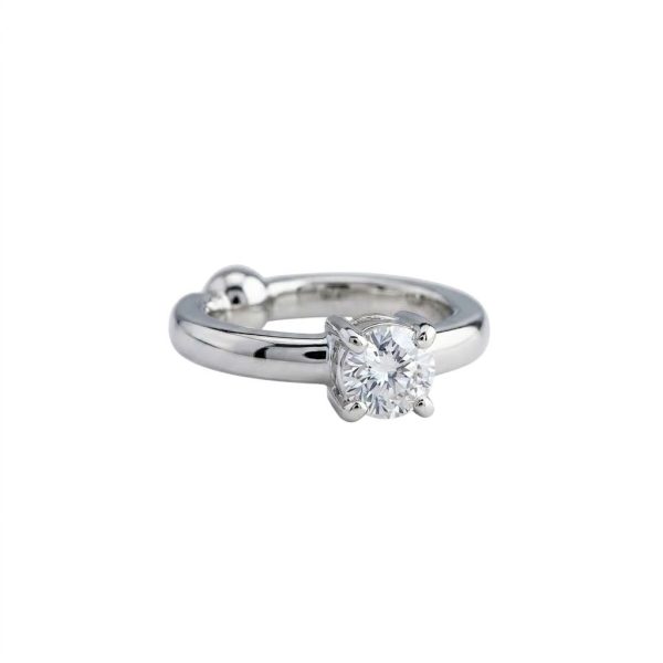 Cuff Earring Round (3mm) Silver
