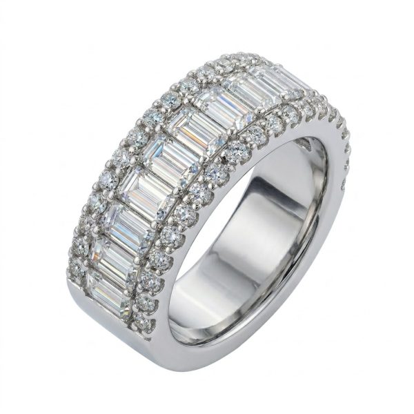 Eternity Half Band Baguette & Round