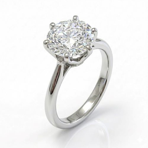 The Timeless Six Prong Solitaire Engagement Ring