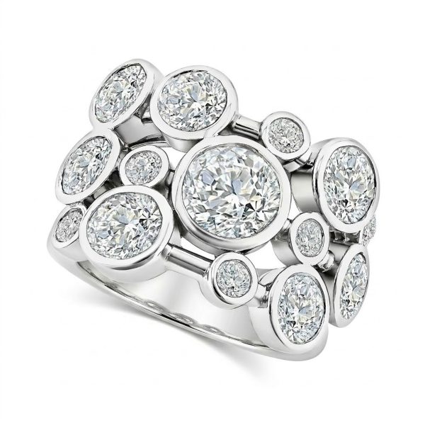 Raindance Ring in Bezel Set Silver