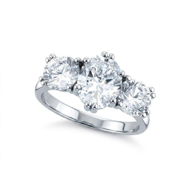 Oval & Round Trio Ring