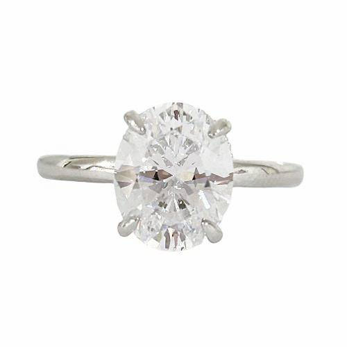 Oval Solitaire Engagement Ring
