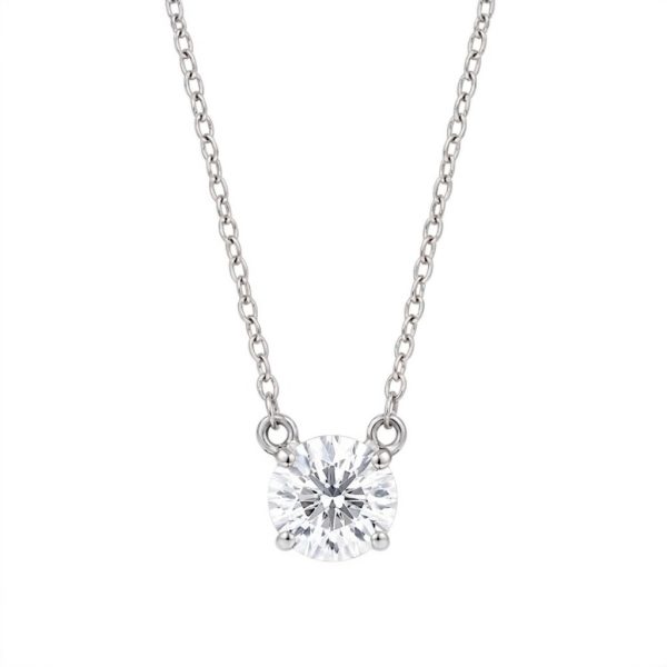 Brilliant Cut Solitaire Pendant